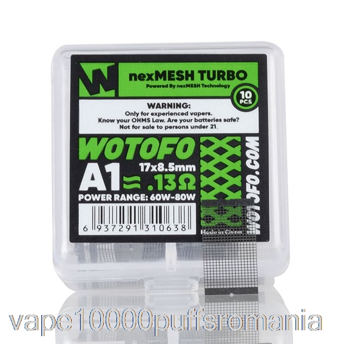 Bobine De Schimb Vape Romania Wotofo Nexmesh Mesh 0.13ohm Nexmesh Turbo A1